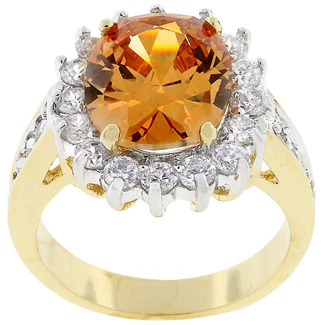 Champagne Cambridge Elegance Ring - Charming Charlie
