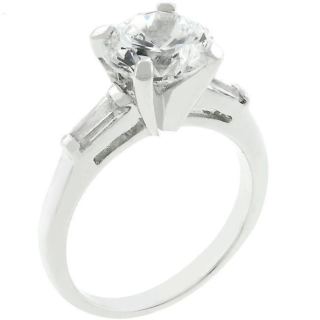 Classic Triple White Engagement Ring - Charming Charlie