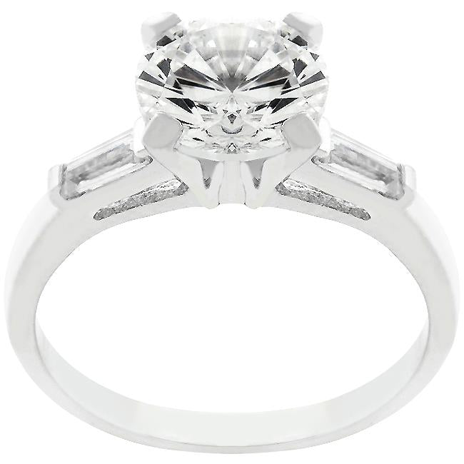 Classic Triple White Engagement Ring - Charming Charlie