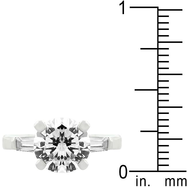 Classic Triple White Engagement Ring - Charming Charlie