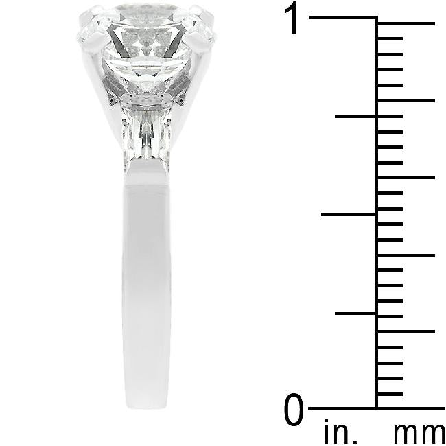 Classic Triple White Engagement Ring - Charming Charlie
