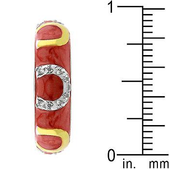 Double Pink Enamel Horseshoe Ring - Charming Charlie