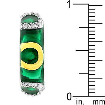 Green Enamel Horseshoe Ring - Charming Charlie