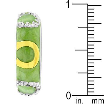 Apple Green Enamel Horseshoe Ring - Charming Charlie