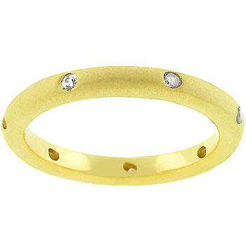 Matte Gold Wedding Band - Charming Charlie