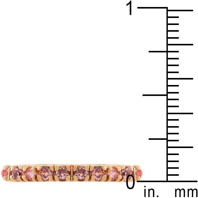 Pink Cubic Zirconia Eternity Ring - Charming Charlie