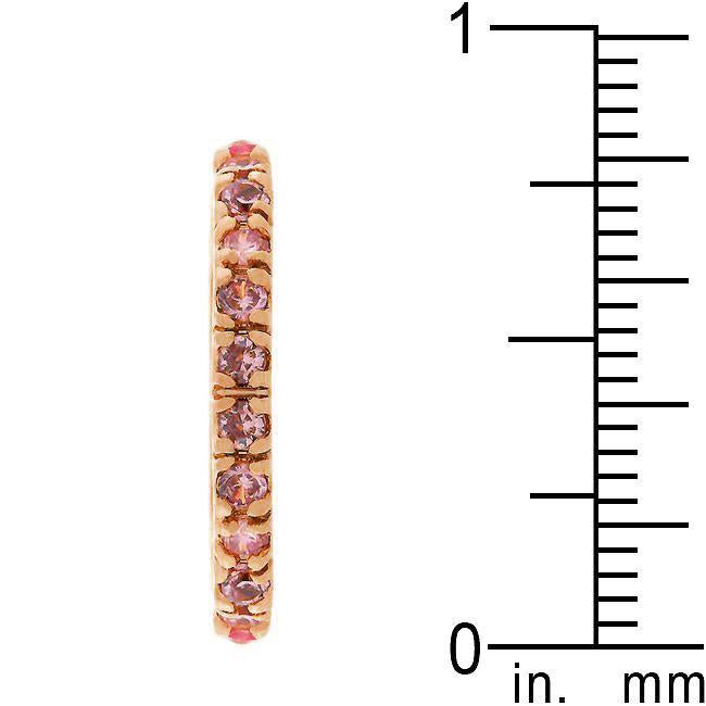 Pink Cubic Zirconia Eternity Ring - Charming Charlie