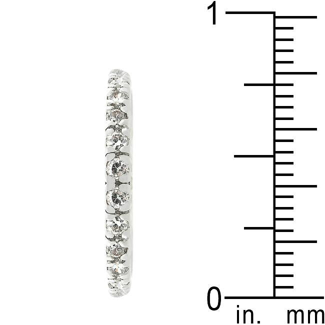 Clear Cubic Zirconia Eternity Ring - Charming Charlie