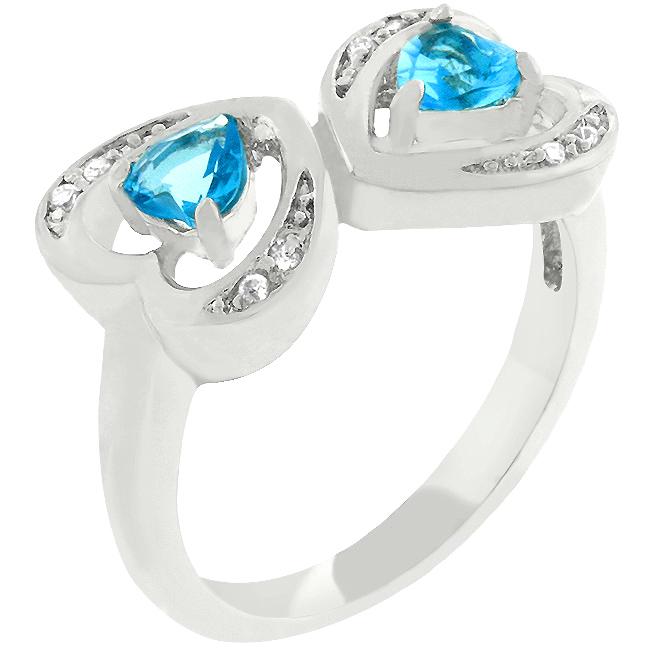 Mirrored Hearts Ring - Charming Charlie
