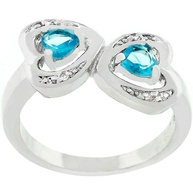 Mirrored Hearts Ring - Charming Charlie