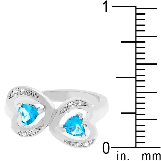 Mirrored Hearts Ring - Charming Charlie