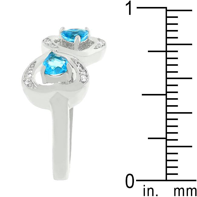 Mirrored Hearts Ring - Charming Charlie