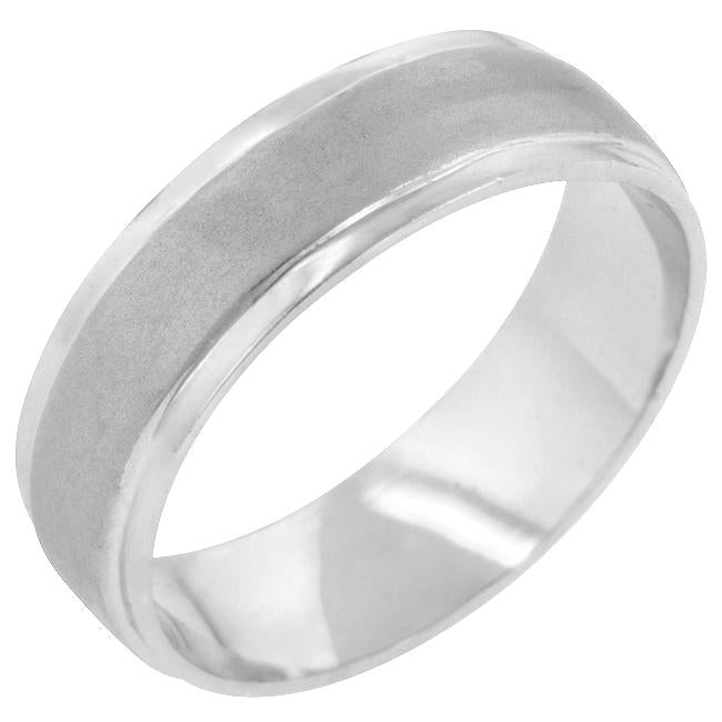 Classic Matte 6 MM Wedding Band - Charming Charlie