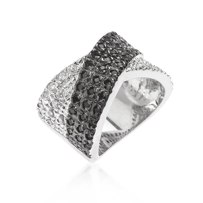Cross Pattern Cocktail Ring - Charming Charlie