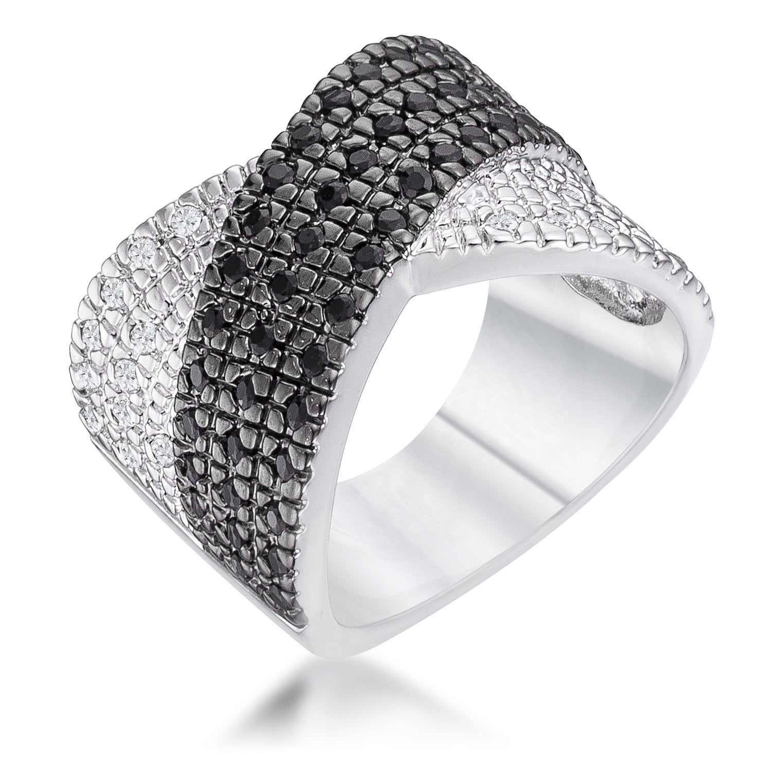 Cross Pattern Cocktail Ring - Charming Charlie