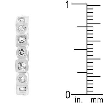 Rhodium Plated Eternity Stackable Band - Charming Charlie