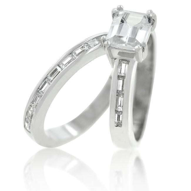 Princess Baguette Wedding Set - Charming Charlie