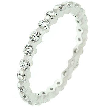 Silver Lace Eternity Band - Charming Charlie