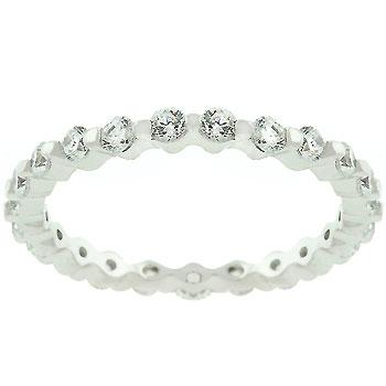 Silver Lace Eternity Band - Charming Charlie