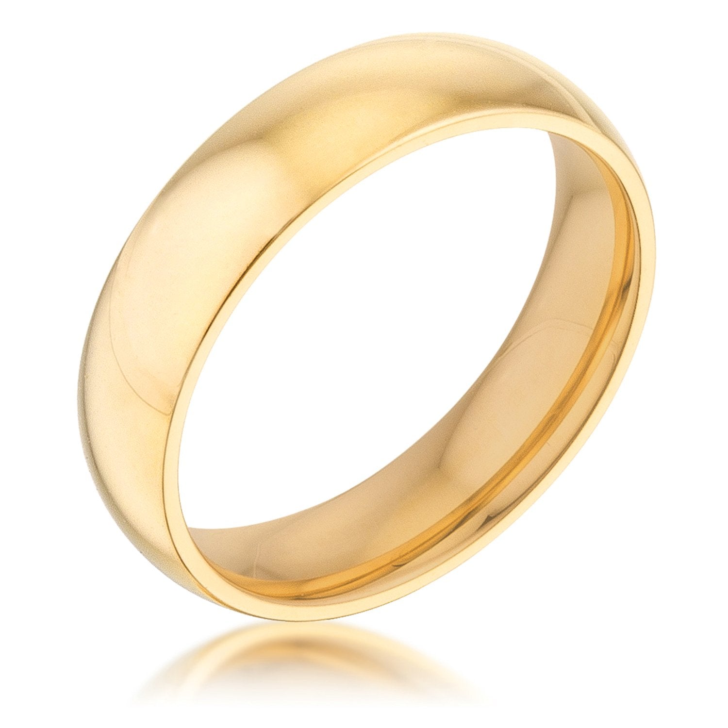 5 mm IPG Gold Stainless Steel Band - Charming Charlie