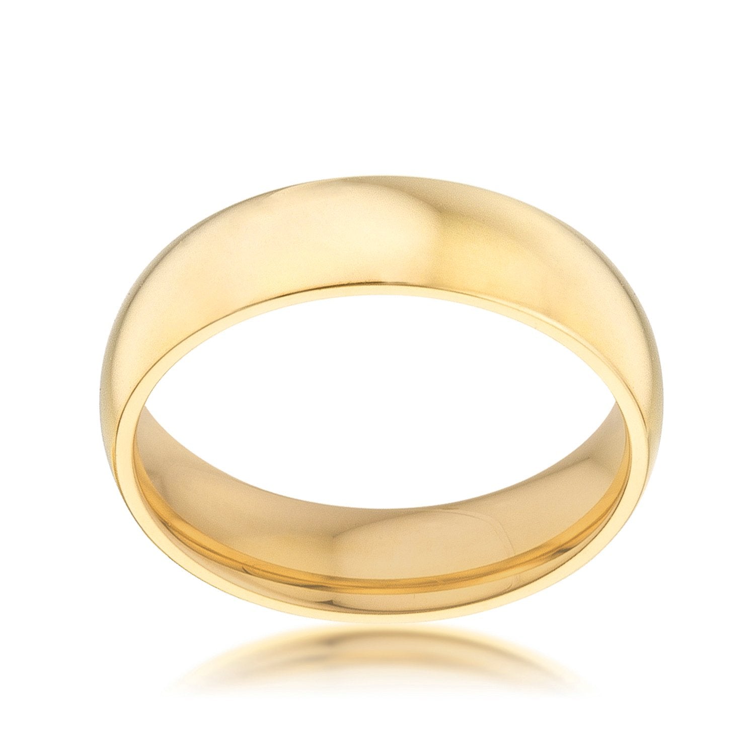 5 mm IPG Gold Stainless Steel Band - Charming Charlie