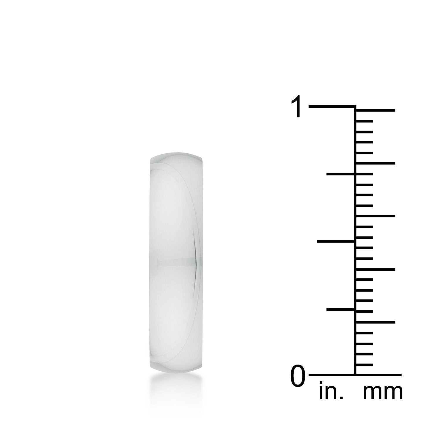 5 mm Stainless Wedding Band - Charming Charlie