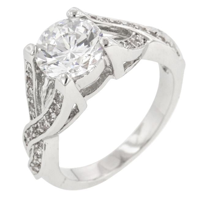 Brilliant Twist Engagement Ring - Charming Charlie