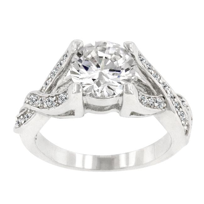 Brilliant Twist Engagement Ring - Charming Charlie