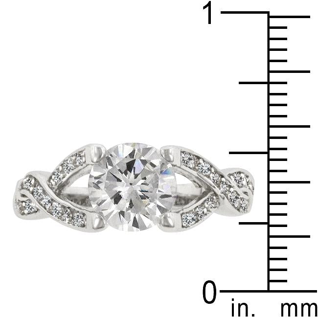 Brilliant Twist Engagement Ring - Charming Charlie