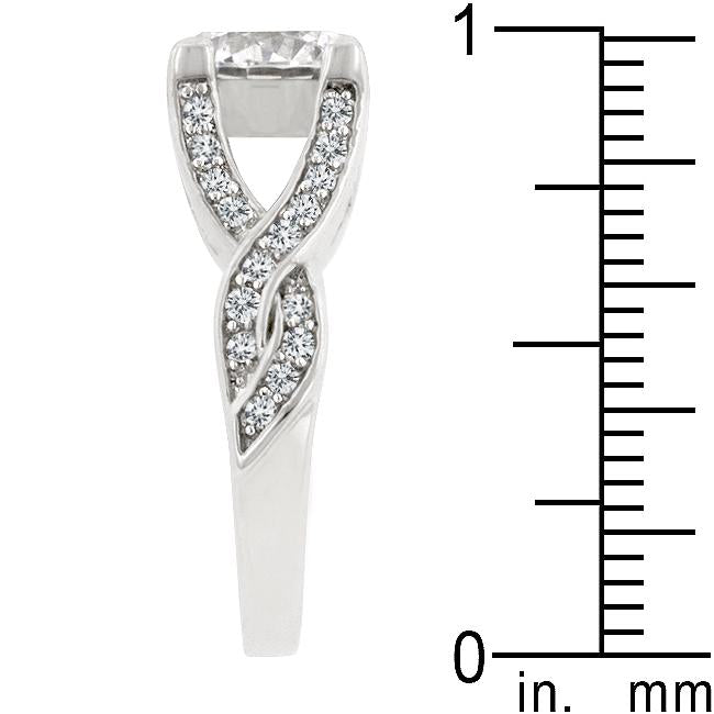 Brilliant Twist Engagement Ring - Charming Charlie
