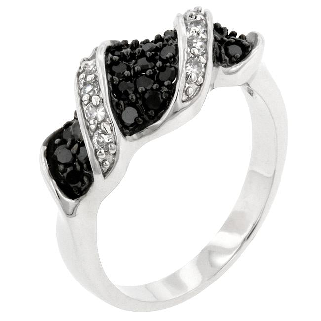 Cubic Zirconia Swirl Ring - Charming Charlie