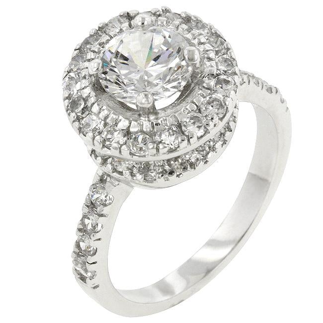 Rhodium Plated Majestic Ring - Charming Charlie