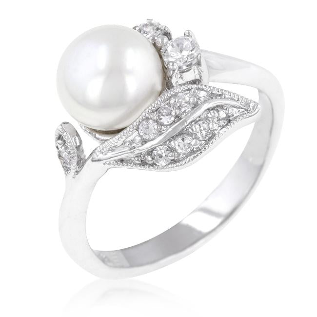 Fleur Pearl Ring - Charming Charlie