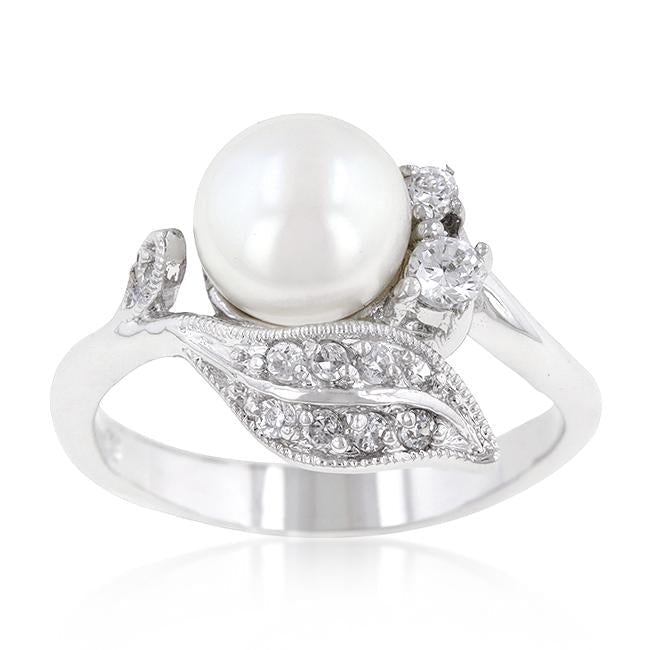 Fleur Pearl Ring - Charming Charlie