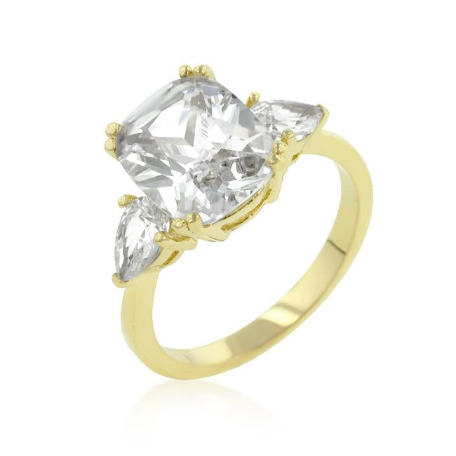Radiant Cut Engagement Triplet - Charming Charlie