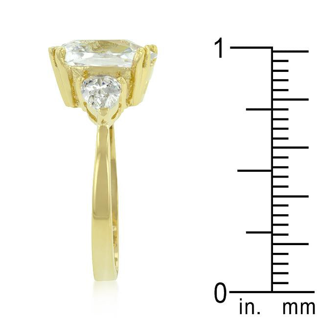Radiant Cut Engagement Triplet - Charming Charlie