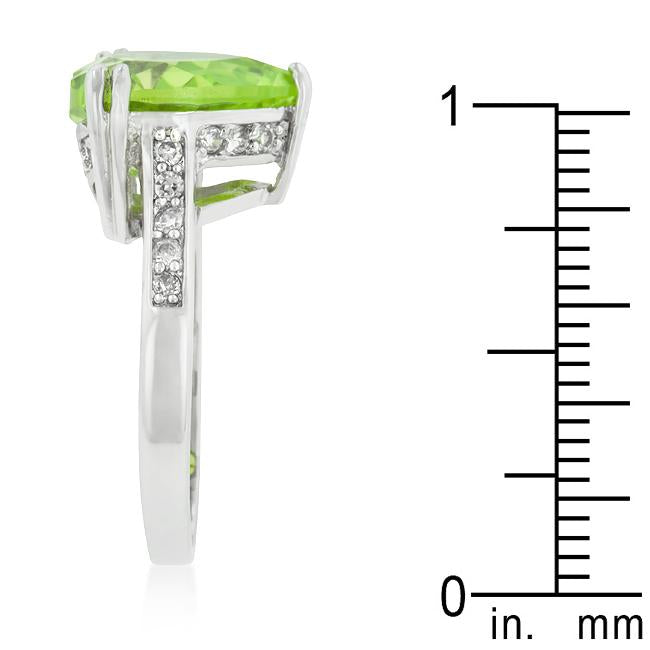 Apple Green Heart Ring - Charming Charlie
