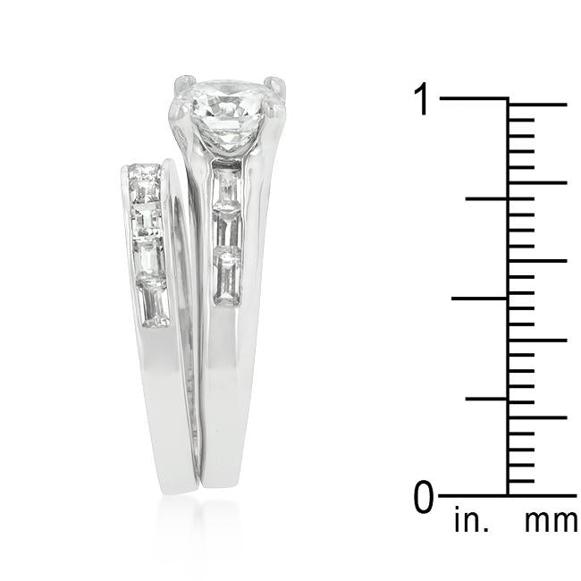 Rhodium Plated Stackable Ring Set - Charming Charlie