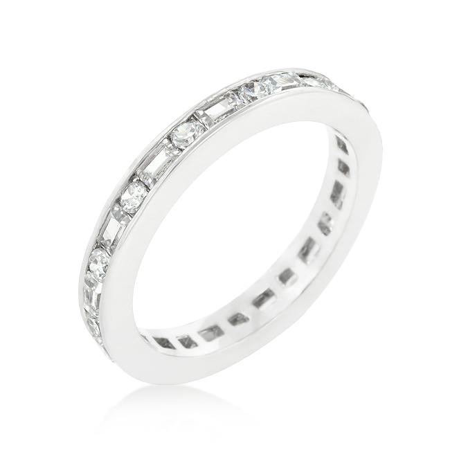 Alternating Cubic Zirconia Eternity Band - Charming Charlie
