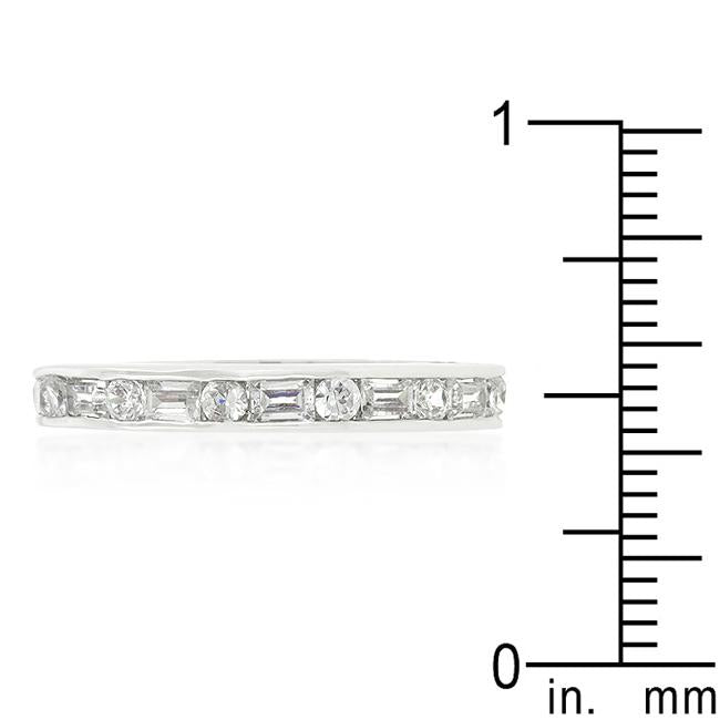 Alternating Cubic Zirconia Eternity Band - Charming Charlie