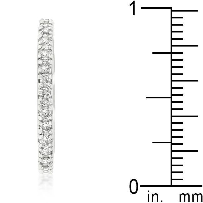 Delicate Cubic Zirconia Eternity Band - Charming Charlie