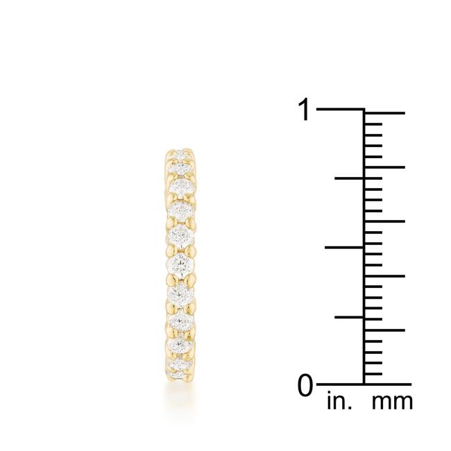 Goldtone Cubic Zirconia Eternity Band - Charming Charlie