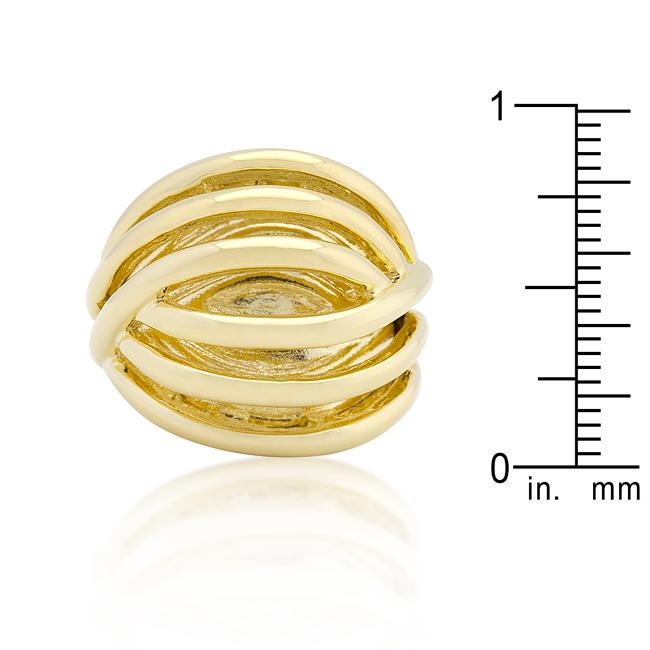 Golden Illusion Fashion Ring - Charming Charlie