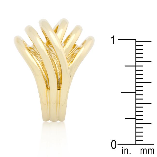 Golden Illusion Fashion Ring - Charming Charlie