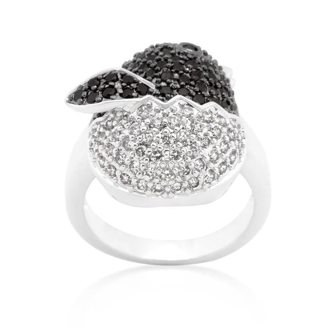Black and White Cubic Zirconia Baby Chick Ring - Charming Charlie