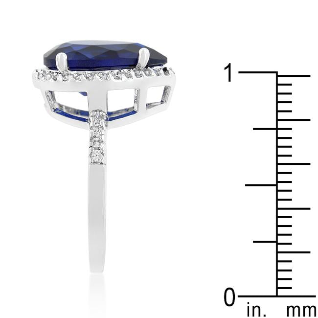 Sapphire Cubic Zirconia Drop Ring - Charming Charlie
