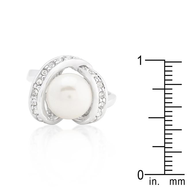 Single Pearl Cocktail Ring - Charming Charlie