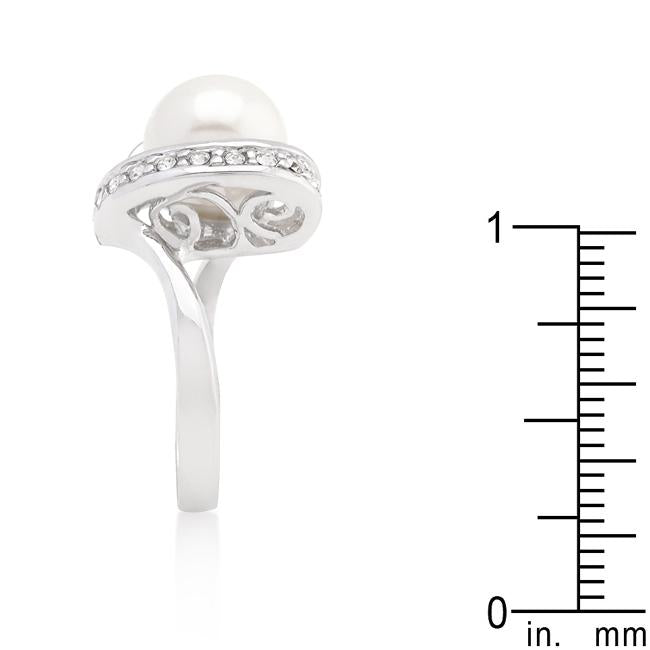 Single Pearl Cocktail Ring - Charming Charlie