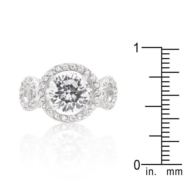 Round Cut Trio Cubic Zirconia Ring - Charming Charlie