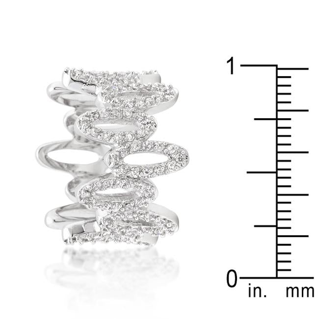 Cubic Zirconia Oval Fashion Ring - Charming Charlie